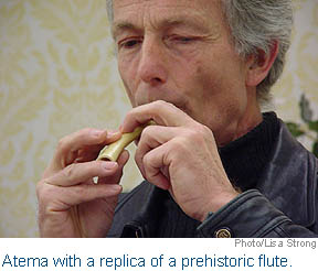 Atema with flute