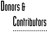 Donors and Contributors