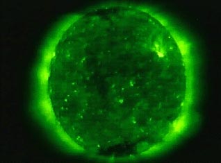 Extreme UV image of the sun