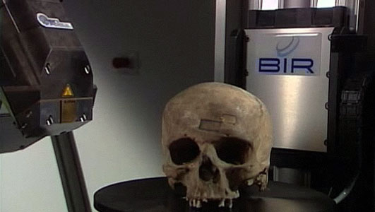 virtual reconstruction of a skull