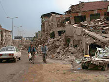 Ismit, Turkey after the 1999 quake.