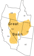 Map of the Great Basin