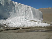 Recent collapse Suess Glacier