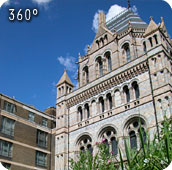 panorama of entrance to NHM