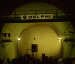 door to the Delphi Detector