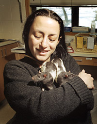 A scientist and her rats