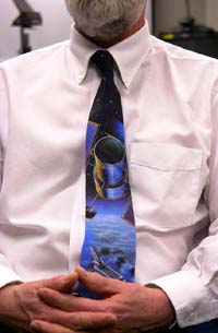 Man Wearing Hubble Tie