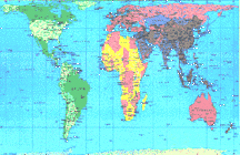 world map